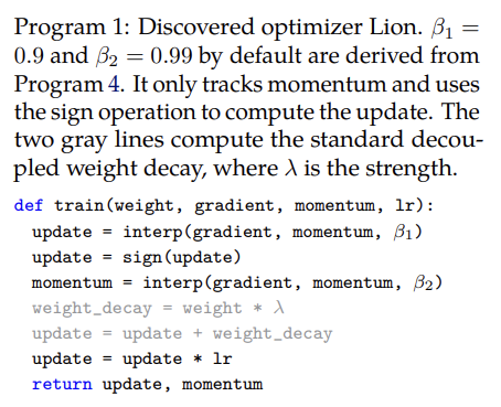 For Regularization Sign Evolutionary Search를 통해 찾아낸 새로운 Optimizer, Lion. | 301 Agency